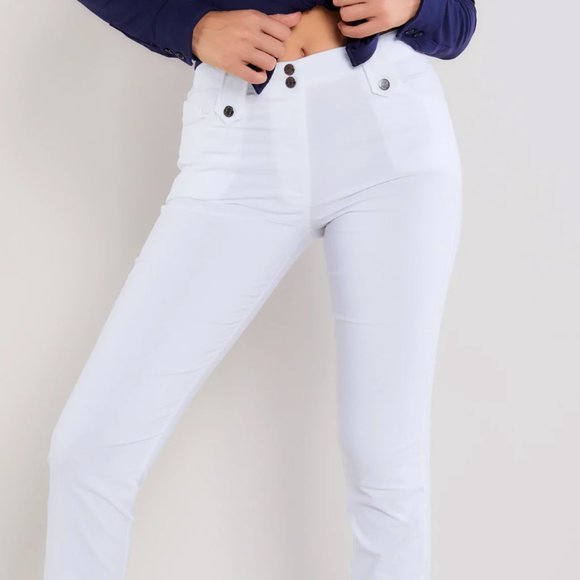 Anatomie Pants - Anatomie Skyler Travel Pant White Women Size Small